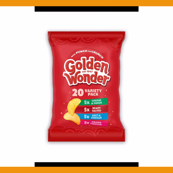 Golden Wonder 20 Pack Variety 20x25g