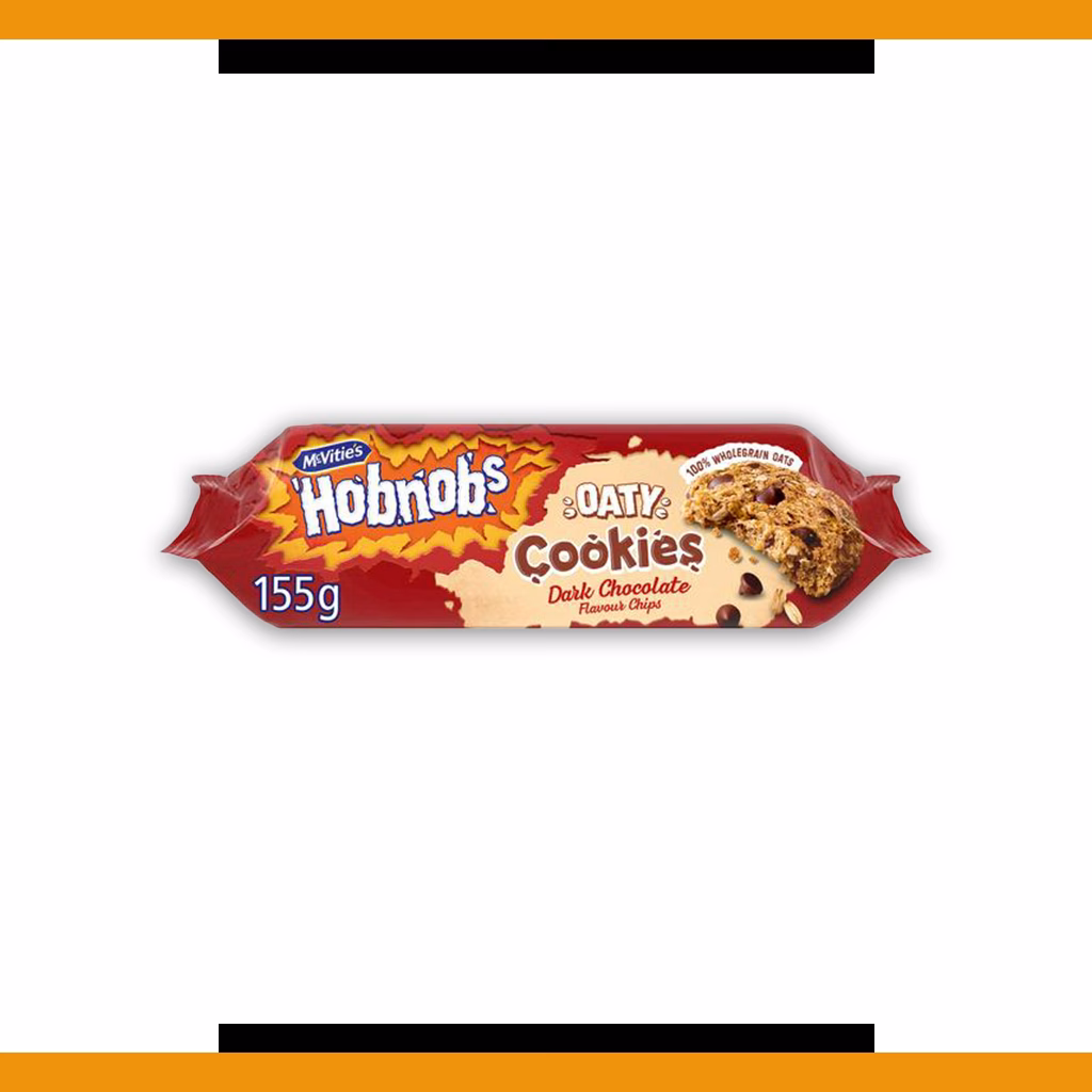 McVities Hobnobs Oaty Cookies - Dark Choc Chip 155g