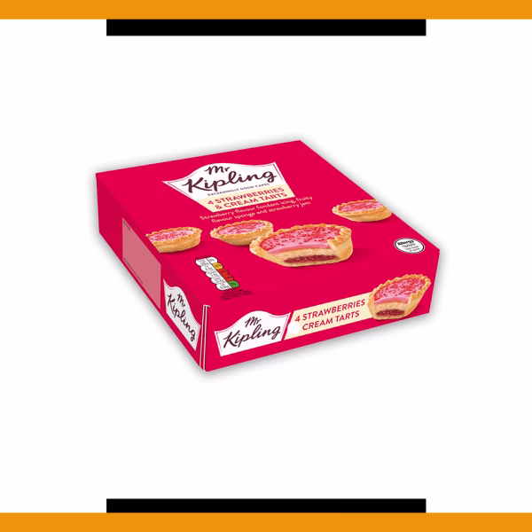 Mr Kipling Strawberry and Cream Tarts 4pk