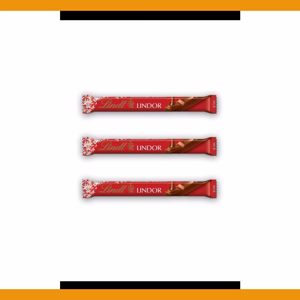 Lindt Lindor Bar 25g (3 Bars)