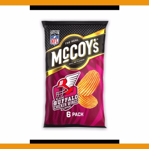 McCoys Blazin' Buffalo Chicken Wings 6 Pack 6x25g