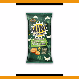 Mini Cheddars - Cream Cheese, Garlic & Herb - 6pk 138g