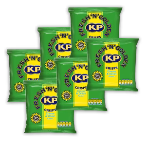 KP Crisps Cheese & Onion 25g (6 Packs)