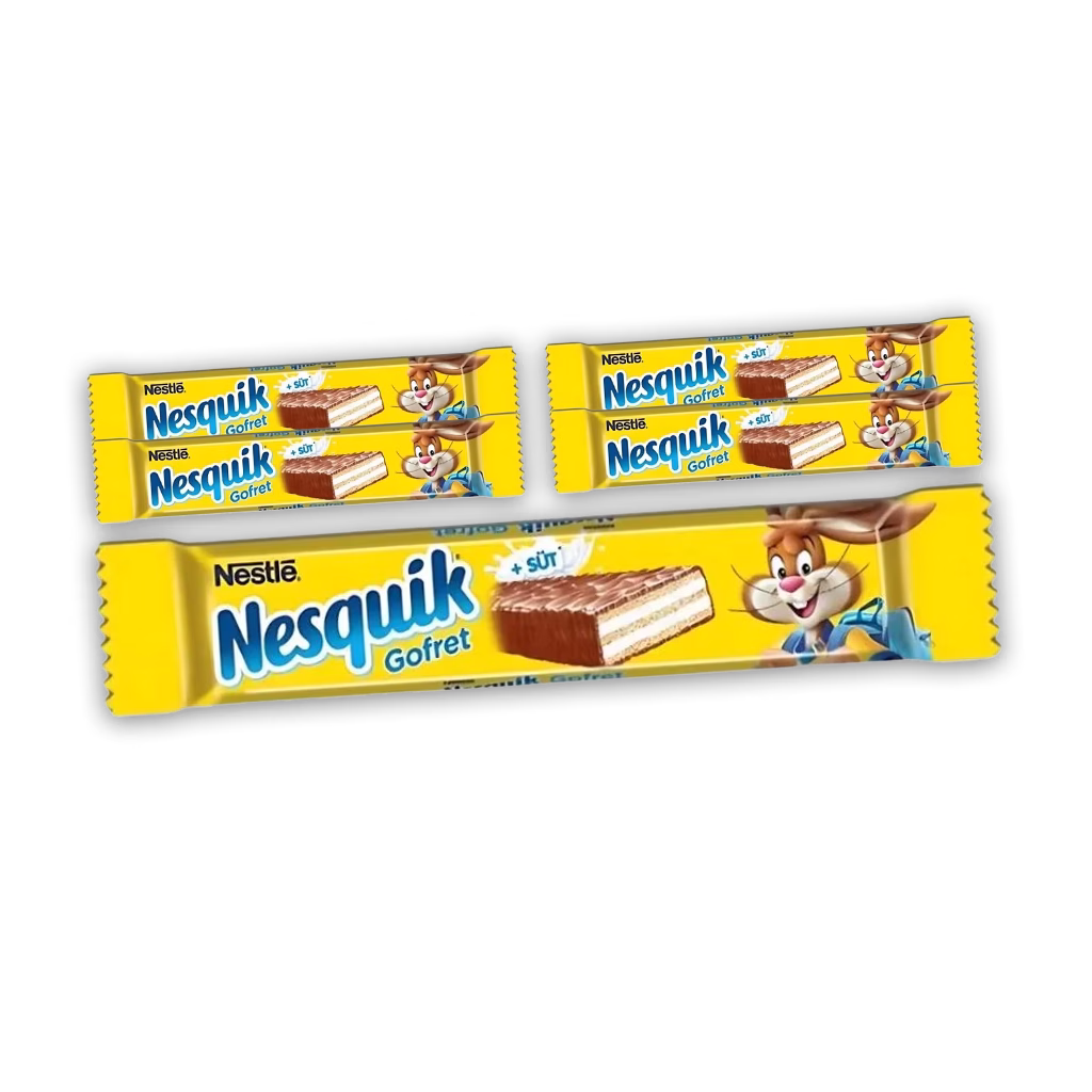 Nestle Nesquik Gofret Wafer 19g (5 Wafers)
