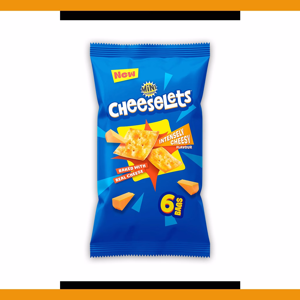 Cheeselets Intensely Cheesy 6 Pack 147g