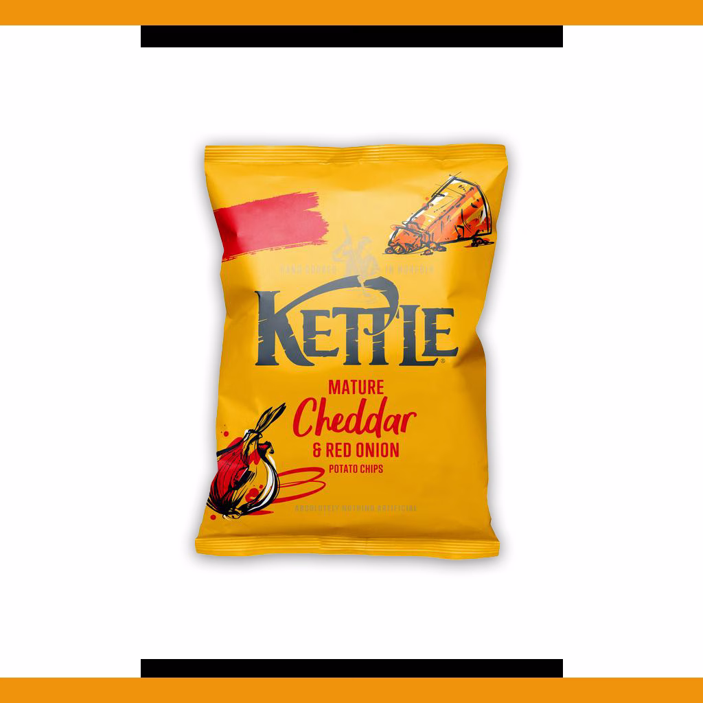 Kettle Cheddar + Onion Crisps 130g