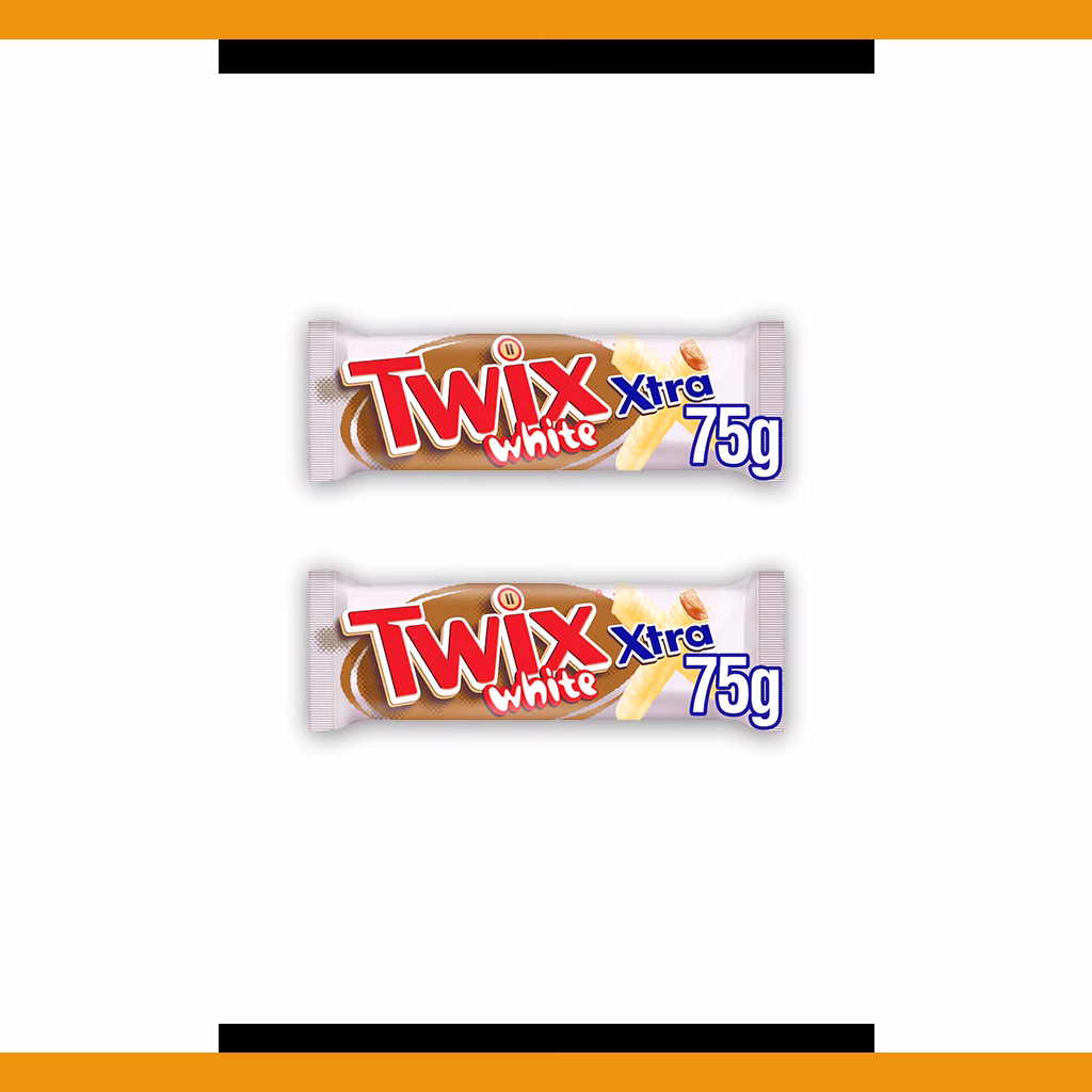 Twix White Xtra 75g (2 Bars)