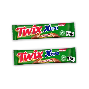 Twix Xtra Hazelnut 75g (2 Packs)