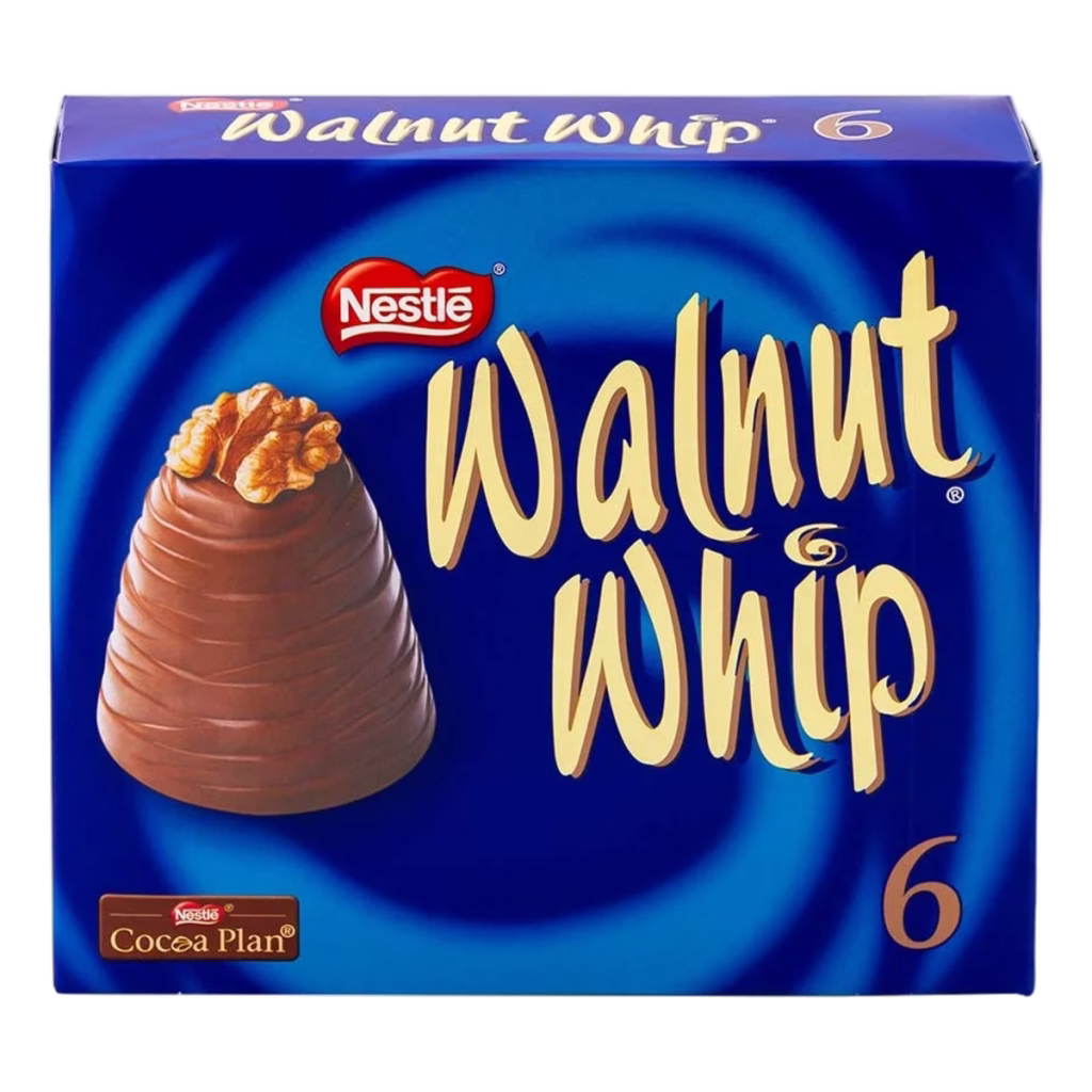 Nestle Walnut Whips - 6 Pack 6x30g