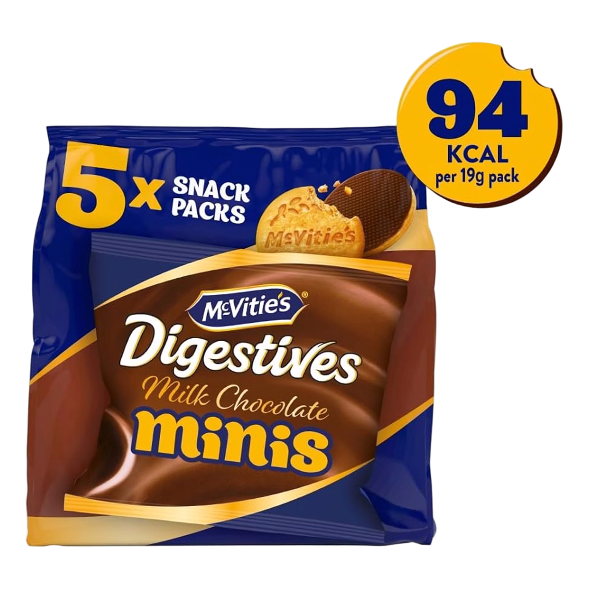 McVitie's Mini Digestives - 5 Pack 95g