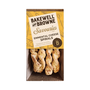 Bakewell & Browne Emmental Cheese Spirals 70g
