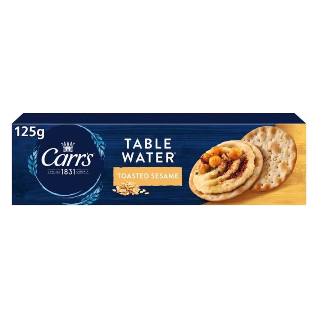 Carr's Table Water Toasted Sesame Crackers 125g