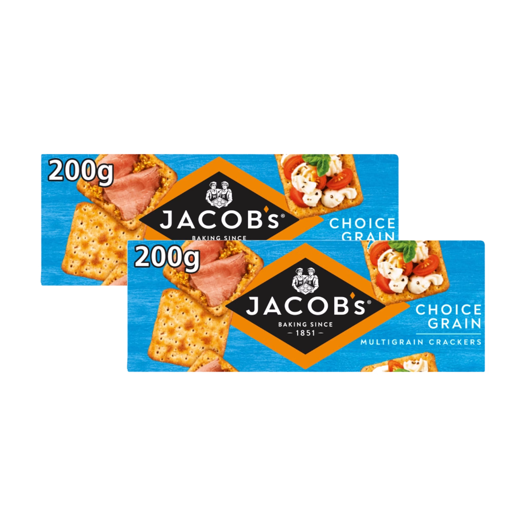 Jacob's Choice Grain Crackers 200g (2 Packs)