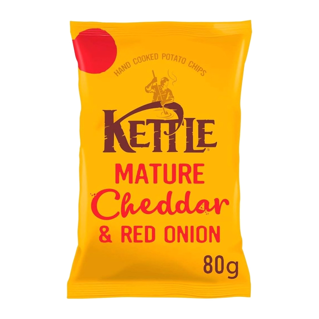 Kettle Mature Cheddar & Red Onion 80g