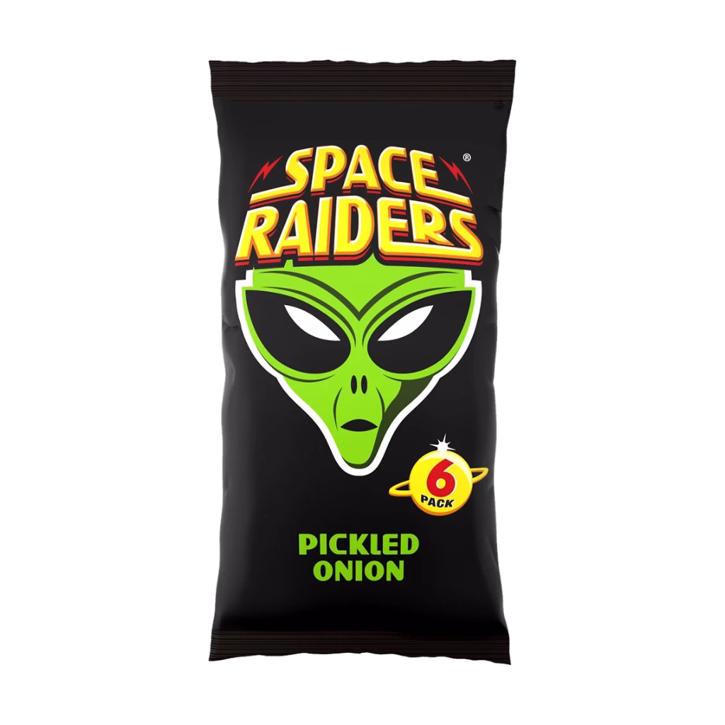 Space Raiders Pickled Onion - 6 Pack 6x13g