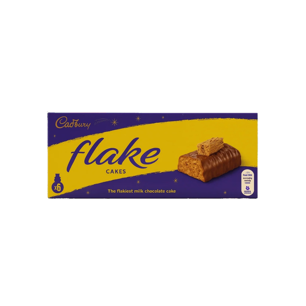 Cadbury Flake Cake 6 Pack