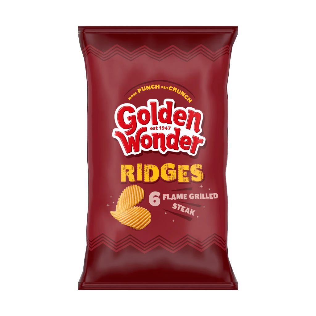 Golden Wonder Flame Grilled Steak 6 Pack 6x25g