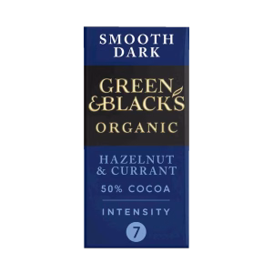 Green & Black's Organic Hazelnut & Currant 90g