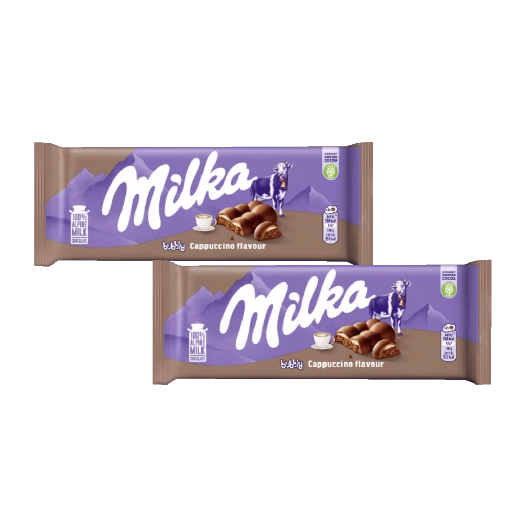 Milka Bubbly Cappuccino 97g (2 Packs)