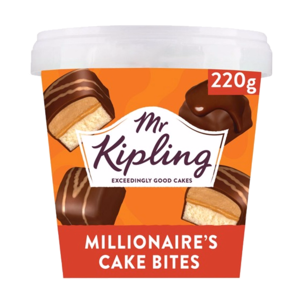 Mr Kipling Millionaire Cake Bites 220g