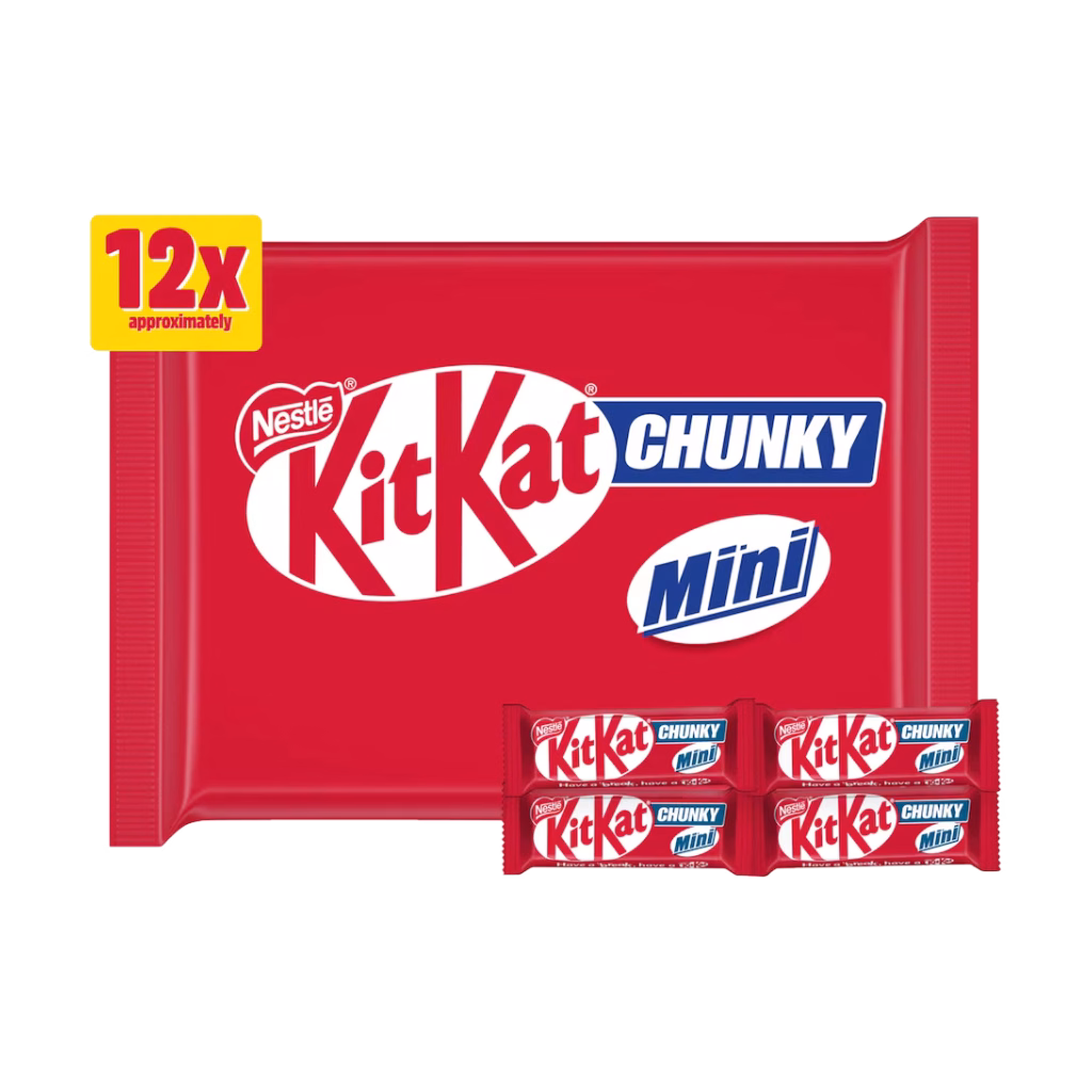 Nestlé KitKat Chunky Mini 12 Pack 194g