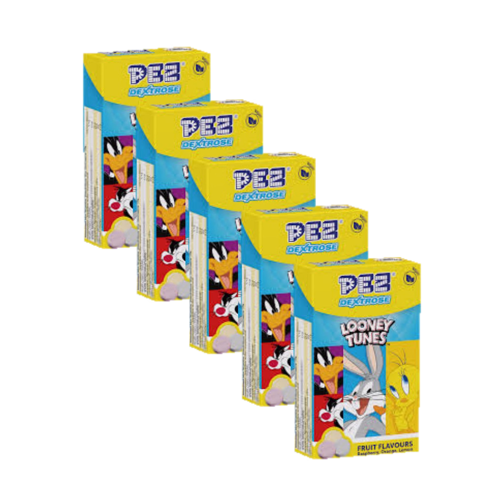 Pez Fizzy Looney Tunes 30g (5 Packs)